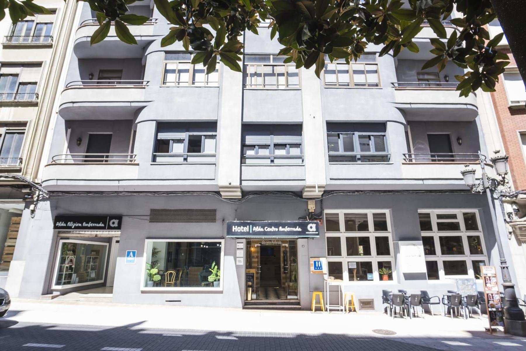 Hotel Alda Centro Ponferrada Kültér fotó